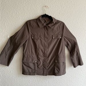Women's Taupe Lightweight Jacket Size 96 (S/M)